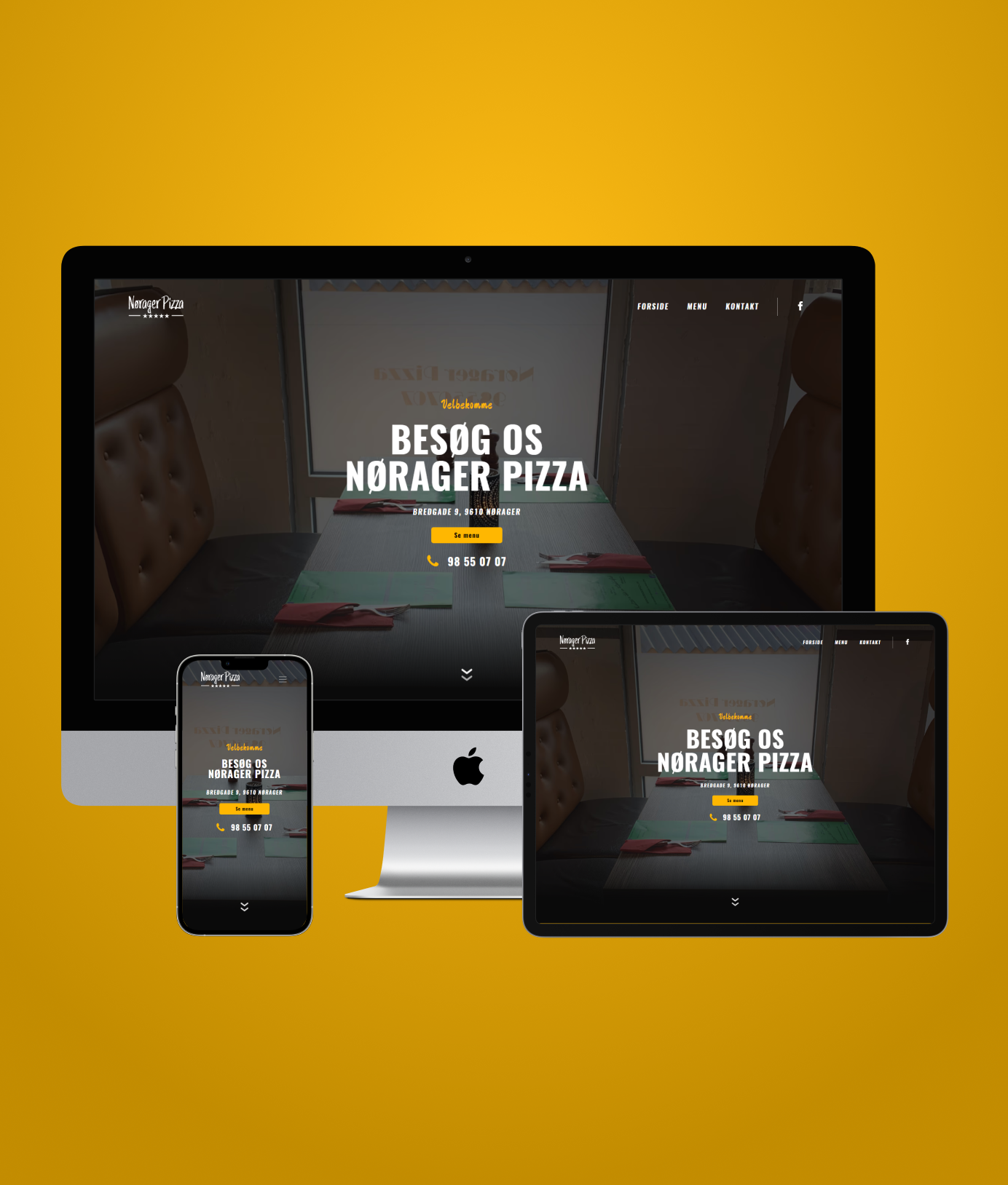 Nørager Pizza Hjemmeside